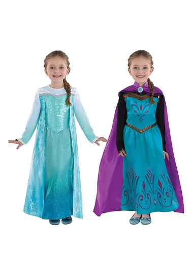 dress elsa and anna Posh Peanut Toddler Girl's Disney Frozen Tulle in Blue, 2 Toddler, Viscose from Bamboo Rounded Crew Neckline With Short Puff Sleeves Placement Print Detail On Bodice And Skirt Inspired By DisneyS Anna Breathable Blue Ruffled Cap Sleeve Girl